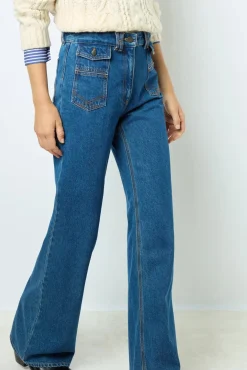 ANNA - High waist flare jeans