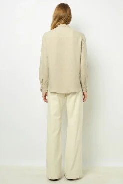ANNA - High-waisted wide-leg pants in jean