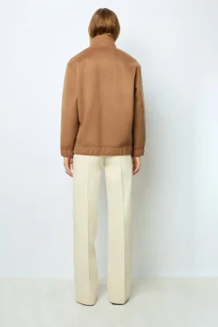 ANNA - High-waisted wide-leg pants in jean