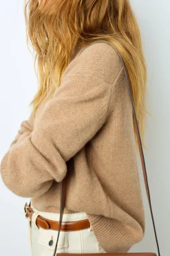 ANNA - High-waisted wide-leg pants in jean