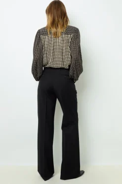 Black bootcut trousers - NEESA
