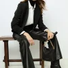 Black jacket with gold chains - MIRIELLE
