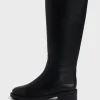 Black leather boots - ANDREW