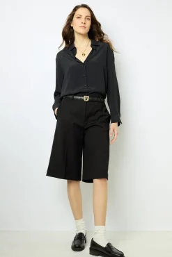 Black soft shirt - BEATA