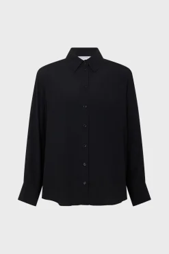 Black soft shirt - BEATA