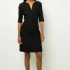 Black tweed mini dress - SALOME