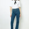Bootcut jeans with gold buckles - NAIADE