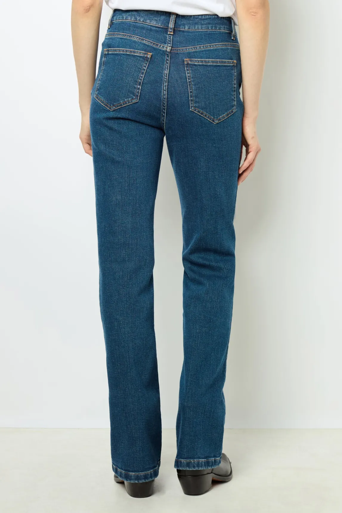 Bootcut jeans with gold buckles - NAIADE