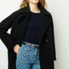 Bouclette mid-length coat - LYSANDRA