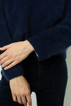 Brushed cashmere sweater - JASMINA