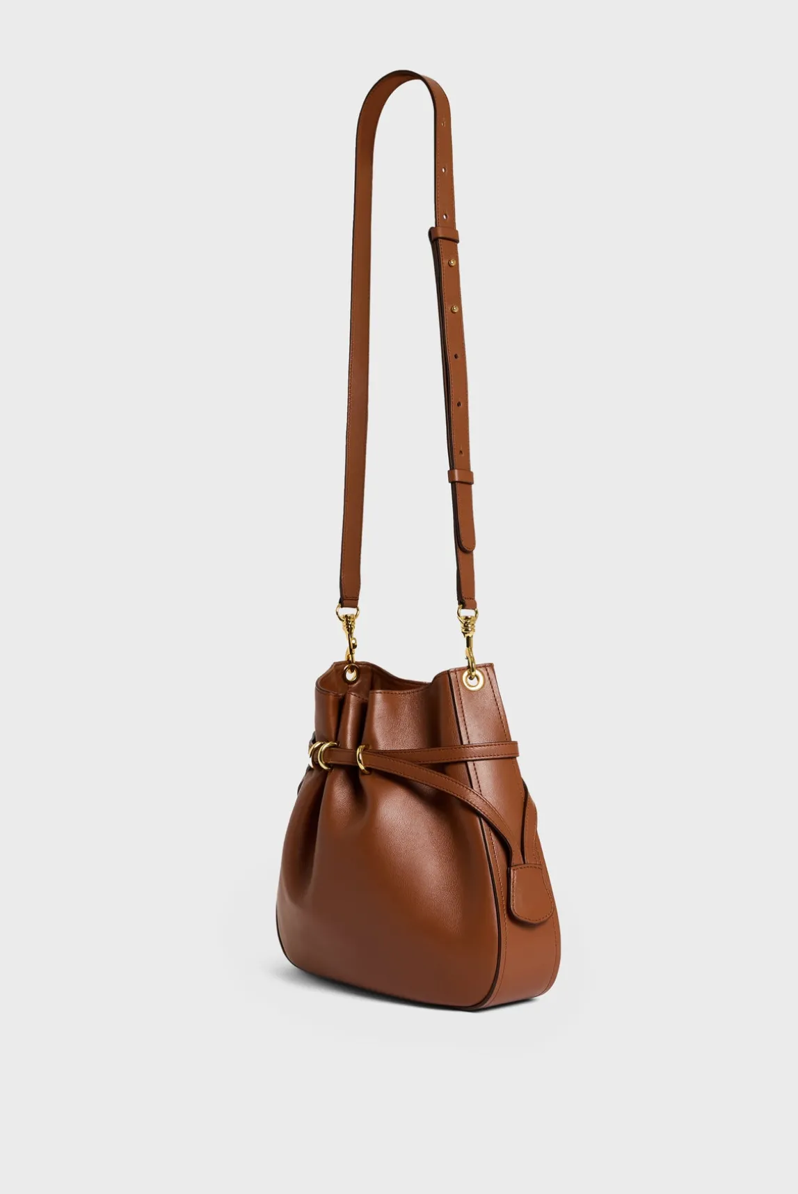 Bucket bag in leather - LE ROMY