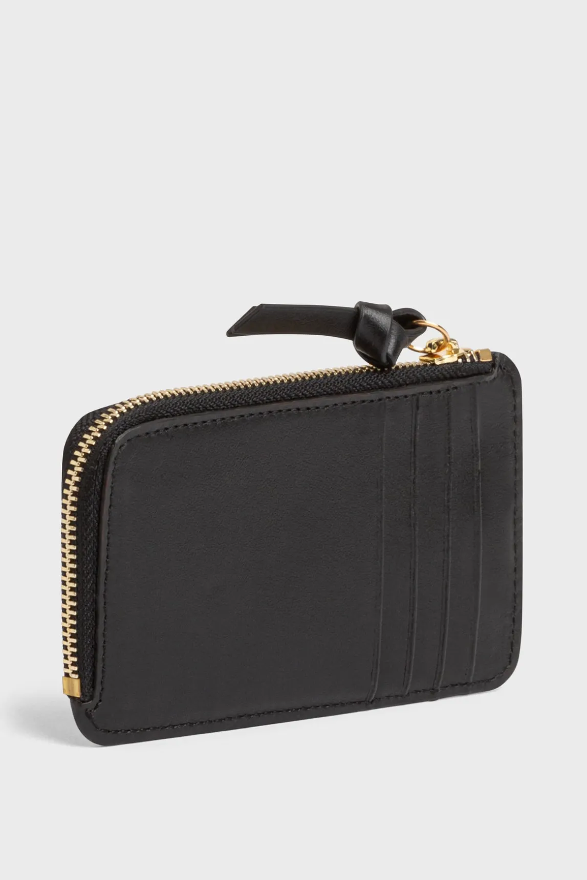 Cardholder in plain leather - CARDHOLDER