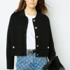 Cardigan with golden buttons - JULIE
