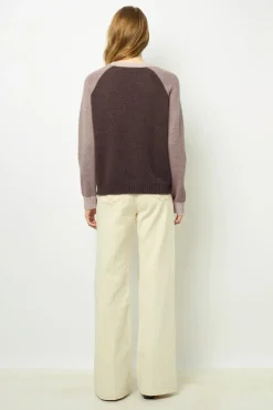 Cashmere sweater in tonal shades - JALINA