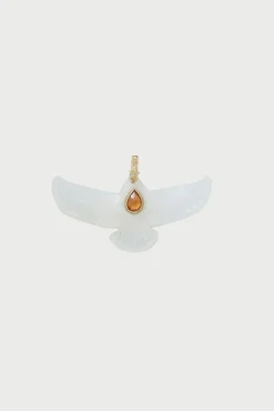 Charm blanc avec une pierre - PHENIX