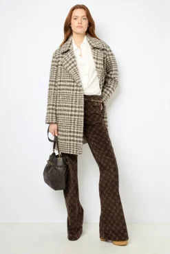 Check coat - LEOPOLDINE