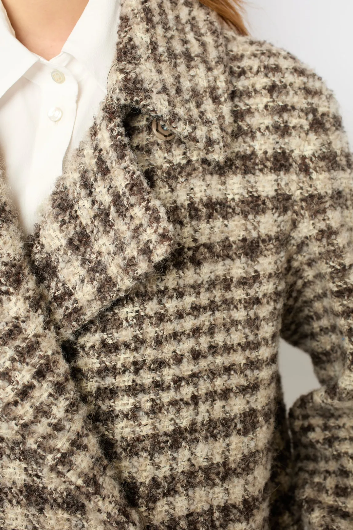 Check coat - LEOPOLDINE