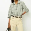 Check shirt with lurex - BELLE