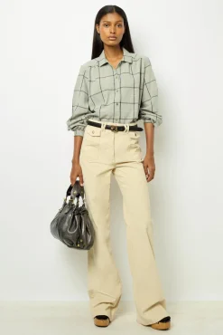 Check shirt with lurex - BELLE