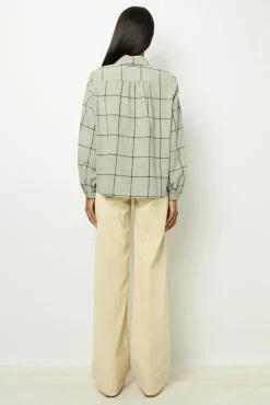 Check shirt with lurex - BELLE