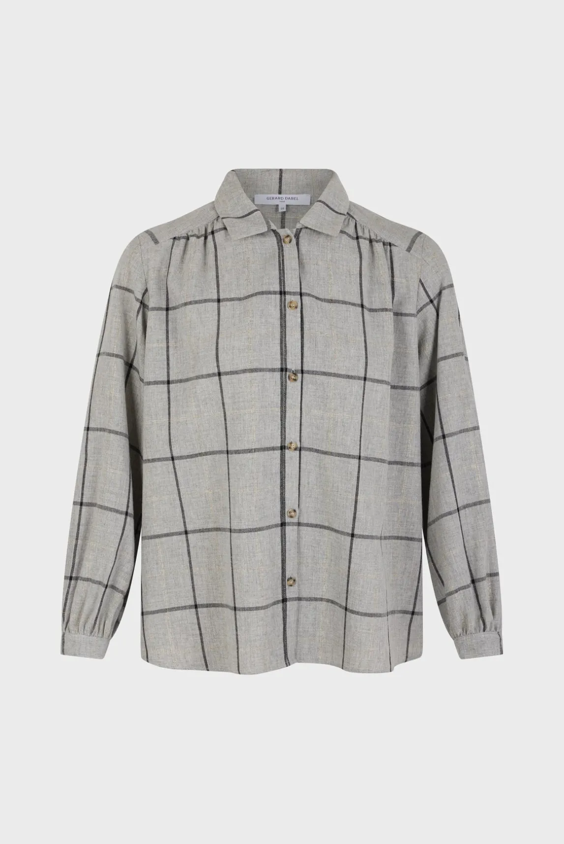 Check shirt with lurex - BELLE