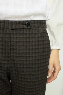 Checked slim pants - NOELIE