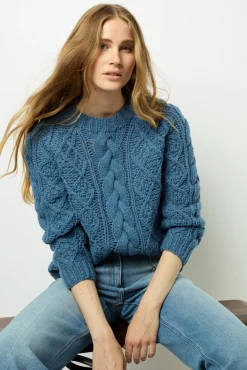 Chunky twisted sweater - JORDANA