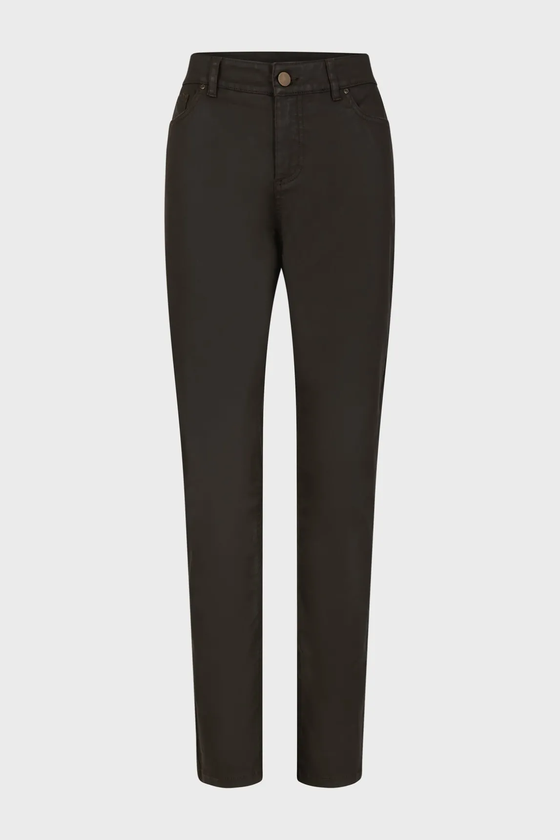 Coated slim jeans - NOURIA