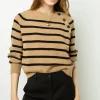 Contrasting stripe sweater - JENNA