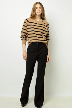 Contrasting stripe sweater - JENNA