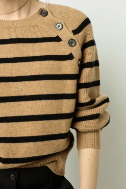 Contrasting stripe sweater - JENNA
