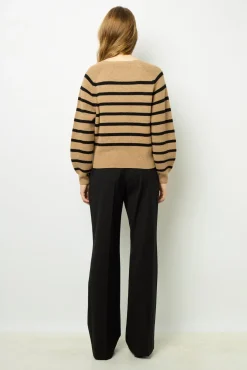 Contrasting stripe sweater - JENNA