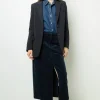 Corduroy midi skirt - CASSIDIE