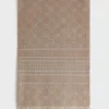 Cotton and modal scarf with monogram - DOMITILLE