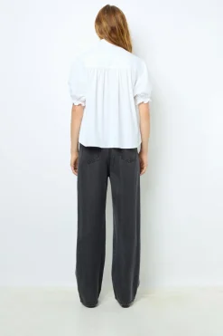 Cotton poplin blouse - ANNYR