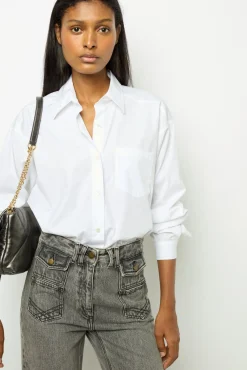 Cotton poplin shirt -CASTILL"])self.__next_f.push([1,"E