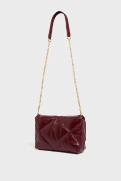 Crossbody bag in quilted leath