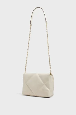 Crossbody bag in quilted leathe