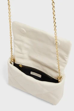 Crossbody bag in quilted leathe