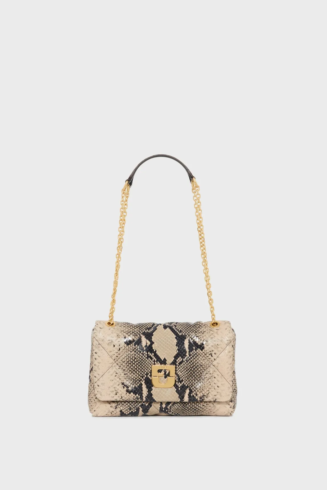 Crossbody bag in quilted leather - LE FANNY