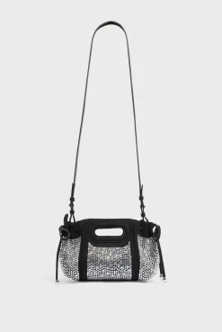 Crossbody bag in suede"])self.__next_f.push([1," leather with strass - MICRO DANY