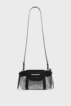 Crossbody bag in suede"])self.__next_f.push([1," leather with strass - MICRO DANY