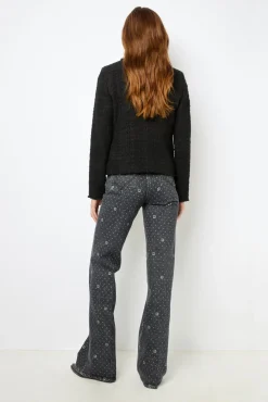 Double-breasted tweed blazer - MYLA