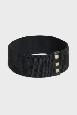 Elastic logoted belt - LE HEDY