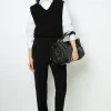 Elasticated black slim pants - NEA