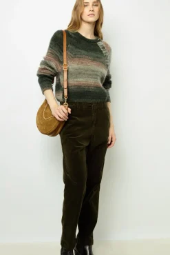 Elasticated corduroy pants - NYMPHIE