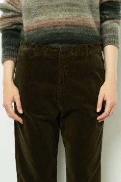 Elasticated corduroy pants - NYMPHIE