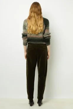 Elasticated corduroy pants - NYMPHIE