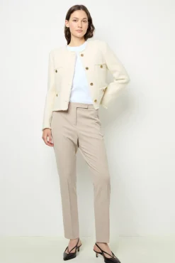Elasticated slim-fit trousers - NALA