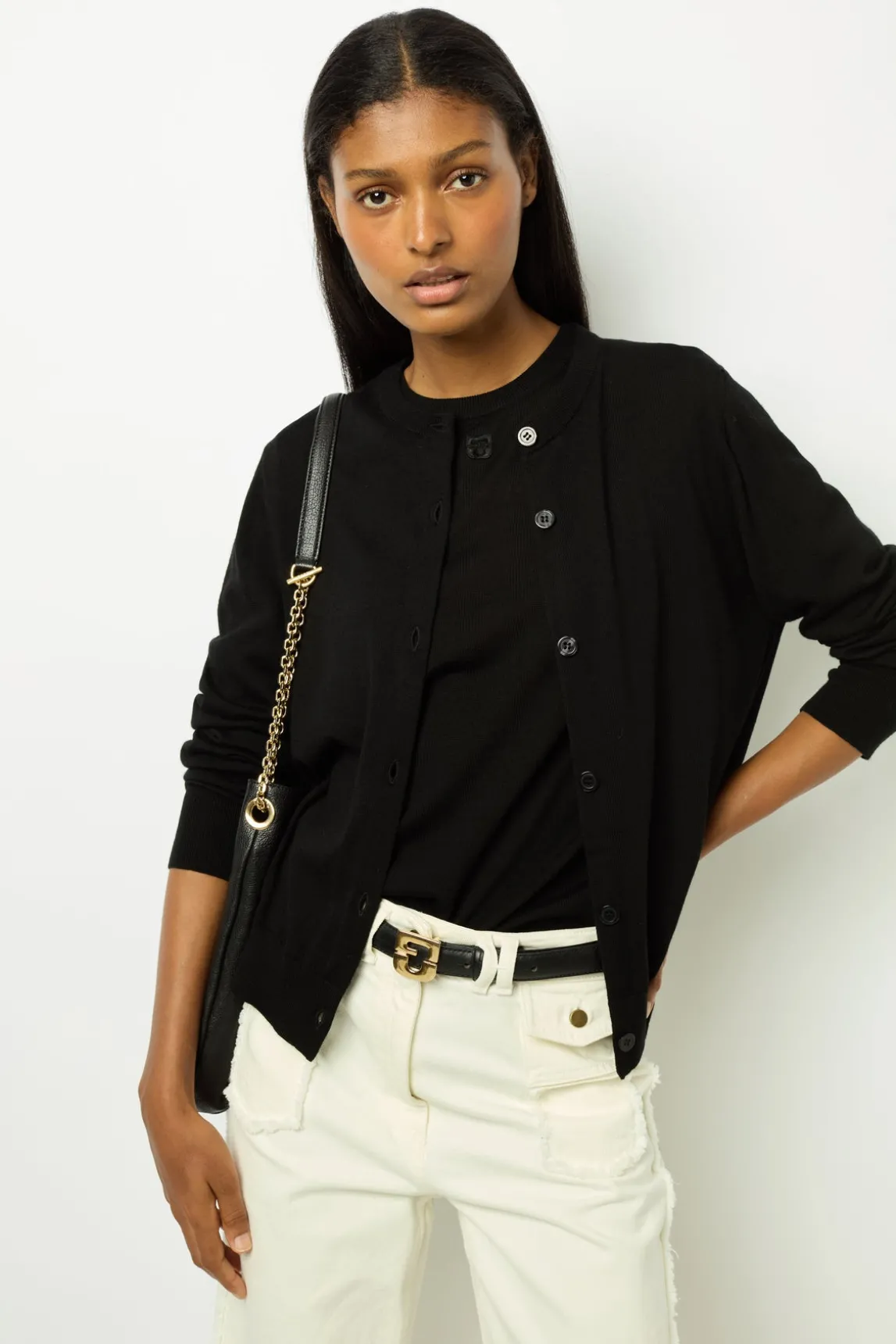 Fine wool cardigan - JUSTINE
